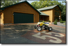 2008 Suzuki LT-R450 QuadRacer Sport ATV tested at Doug Gust's house