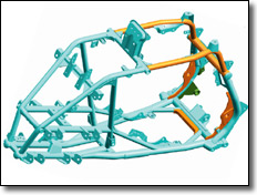 2009 Suzuki LT-Z400 Quad Sport ATV Frame