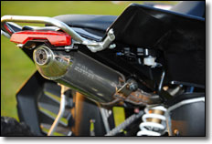 Suzuki Quadracer LTR 450 Rear Exhaust