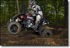 Suzuki Quadracer LTR 450 Test Ride Side