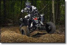 Suzuki Quadracer LTR 450 Test Ride Turn