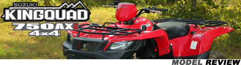 2016 Suzuki King Quad 750 AXi Ride Review