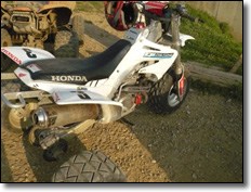 Trikefest custom built CRF/450R 3 wheeler