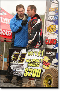 AMA Pro ATV Holeshot Podium John Natalie
