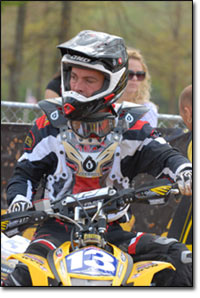 AMA Pro ATV John Natalie Eye Injury