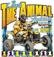 Josh Frederick - Can-Am DS450 ATV Tshirt Design