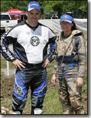 #1 Bill Ballance & #202 Traci Cecco both finished first Overall at Loretta Lynn's GNCC