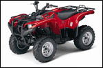 Red 2007 Yamaha Grizzly 700 FI Auto. 4x4 Utility ATV