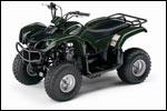 Green 2007 Yamaha Grizzly 80 Mini ATV