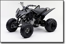 Black Special Edition Yamaha Raptor 250 Sport ATV