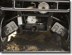 The Yamaha Rhino UTV features CV joint protectors for long, trouble-free life 