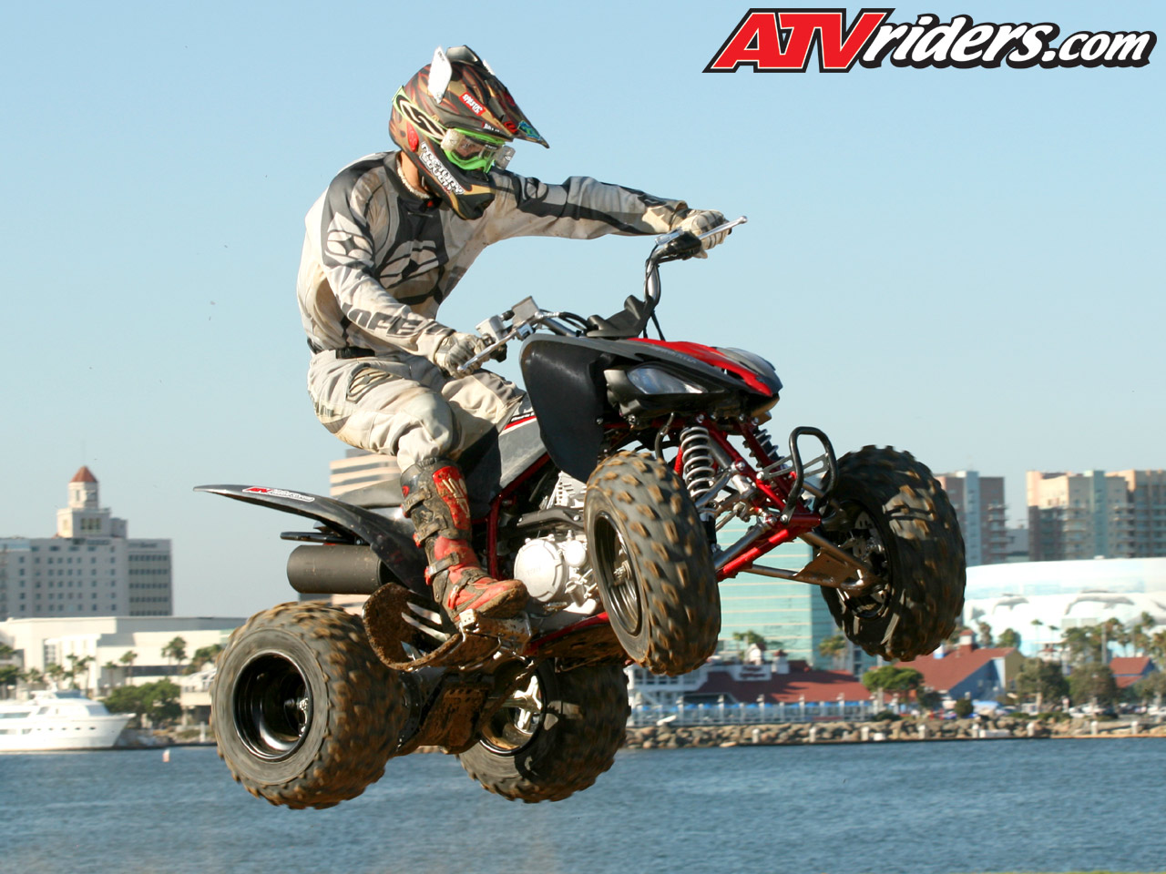 2008 Yamaha Raptor 250 ATV Motocross Race Test Review - Glen Helen - Yamaha  / ITP Quadcross Series