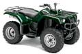 Green Yamaha Grizzly 350 Auto. 4x4 Utility ATV 