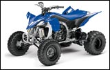 Blue 2009 YFZ450R ATV