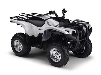 Green Yamaha Grizzly 700 FI EPS ATV