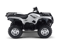 White Yamaha Grizzly 700 FI EPS ATV