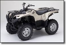 2012 Yamaha Grizzly Utility ATV Special Edition with Metallic Sandstone plastic