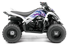 2013 Yamaha Raptor 90 Youth ATV - White w/ choice of graphics