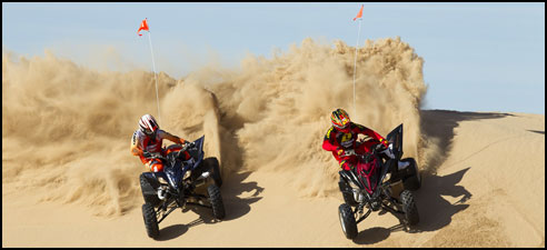 Dustin Nelson & Josh Row - Yamaha YFZ450R ATV & Raptor 700R ATV