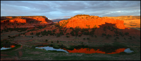 Red Reflet Ranch Ten Sleep Wyoming Sunset