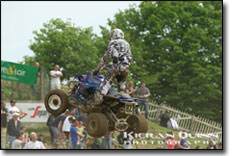 Yamaha GYTR ATV Richard Tordoff Jumping