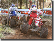 Bill Ballance and Chris Borich battled for the lead 