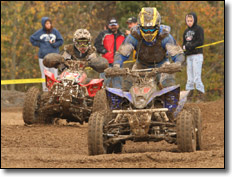 Bill Ballance and Chris Borich battled for the lead 