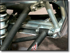 Bill Ballance altered the YFZ450 frame