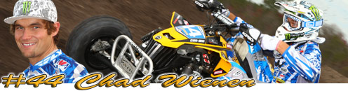 #44 Chad Wienen - Motoworks / Can-Am DS450 ATV Motocross