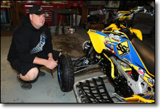Chase Snapp's mechanic Darren Thomas