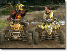 Chris Borich LTR450 & John Natalie Jr DS450 ATV