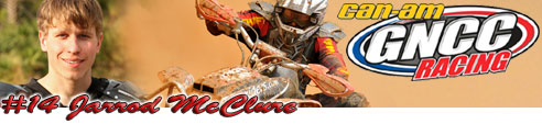 Jarrod McClure - Honda ATV Pro ATV GNCC Racer