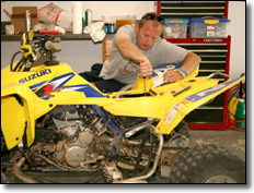 Jeremiah Jones Suzuki LT R450 Quad Racer ATV 
