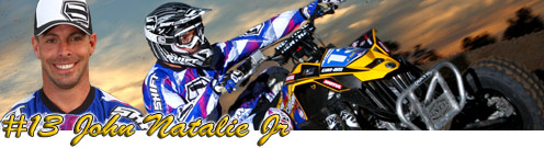 #13 John Natalie Jr - Motoworks / Can-Am DS450 ATV Motocross