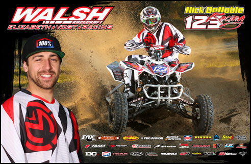 Walsh Race Craft's #123 Nick DeNoble AMA Pro Motocross Racer